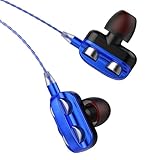 3,5 mm In-Ear-Kopfhörer, kabelgebunden, Quad-Core Dual Dynamic Bass, Stereo, Musik-Ohrhörer, Unterdrückung, Sport-Mikrofon, Geräusch-Kopfhörer mit