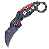 Haller Taschenmesser Karambit Red Circle