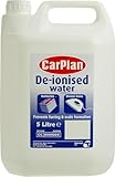 CarPlan Deionisiertes Wasser, Geeignet für Akkus & Dampfbügeleisen, Energieeffizienzklasse A+++, 5 Liter