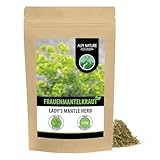 Frauenmanteltee (125g), Frauenmantelkraut geschnitten, schonend getrocknet, 100% rein und naturbelassen zur Zubereitung von Tee, Kräutertee, Frauenmantel Tee