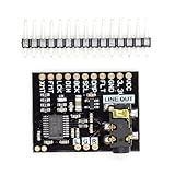 PCM5102 Decoders PCM5102 Player Modul Format Board Digital PCM5102A Soundboard mit 3,5 mm Sound-Ausgangskonvertern Mikrocontroller kompatibel