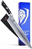 DALSTRONG Chef Knife - 10' - Gladiator Series - Razor Sharp - Forged High Carbon German Steel - Full Tang - w/Sheath