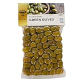 Blikas Griechische Grüne Oliven, Packung mit 2 x 250 g (insgesamt 500 g)