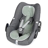 Liebes von priebes Coolair 2in1 Sitzauflage Babyschale Reboarder Gruppe 0 I Schonbezug 2 seitig verwendbar Meshstoff & Baumwollstoff I Sitzeinlage waschbar & atmungsaktiv I Sitzverkleinerer