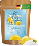 Lessig | 500g Zitronensäure Monohydrat E330 Pulver - Lebensmittelqualität | pure Citronensäure | Kochen | Backen | Putzen | Reinigen