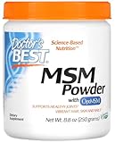 Doctor's Best - MSM mit OptiMSM Pulver | Hochreine Schwefelverbindung für Gelenk- und Hautgesundheit - 250g