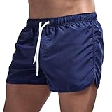LAOSU Sommerhose für Herren, Surfen, Strand und Shorts für Herren, Schwimmen, Spring Splicing und Surf-Shorts für Männer, Teenager, Mädchen, Winter, dunkelblau, XXL