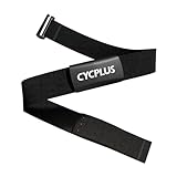 CYCPLUS H2Pro Brustgurt Herzfrequenzmesser, Bluetooth & ANT+ HR-Sensor mit 500h Batterielaufzeit, IPX7 Wasserdicht & Staubdicht, Kompatibel mit Strava/CYCPLUS Fit App