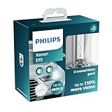 Philips D1S Xenon-Scheinwerferlampe X-tremeVision gen2, +150%, 4.800K, Doppelset