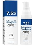 2 Stücke 7.5% Hydroxyapatite Toothpaste,Hydroxylapatit Zahnpasta Ohne Fluorid Lindert Zahnempfindlichkeit Schützt Den Zahnschmelz und Erfrischt Den Atem,mit Einer Zahnbürste