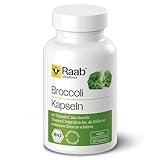 Raab Vitalfood Bio Broccoli-Kapseln, vegan, glutenfrei mit Vitamin C aus Acerola, 45 g, 90 Stück