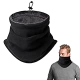 mizikuu Halswärmer Winter, Schal Herren Gesichtsschal Multifunktional Nackenwärmer Loop Schlauchschal Halstuch Warm Dick Halsschlauch Winddicht für Outdoor Skifahren Motorrad Laufen Radfahren