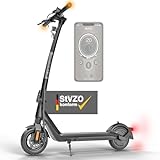 BLUEWHEEL E-Scooter mit Straßenzulassung | 13,5 kg leicht inkl. App, Blinker, Bremslicht + LCD-Display | 350 W Motor + 360 Wh Akku | Duales Bremssystem + Federung | Luftreifen (IX250)
