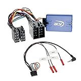 Lenkradfernbedienung Adapter Interface LFB Multi-Anschluss passend für Peugeot 206 2002-2007 kompatibel mit verschiedenen Autoradios