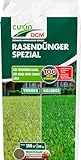 CUXIN DCM Rasendünger Spezial - Langzeit Rasendünger - In MINIGRAN® TECHNOLOGY - Geeignet für Streuwagen - organisch-mineralischer NPK-Dünger - 20 KG für 500qm