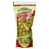 Feinkost Dittmann Oliven gefüllt mit Paprikapaste, 485g, Abtropfgewicht 250g