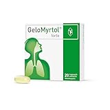GeloMyrtol forte 20 St., pflanzlicher Schleimlöser bei akuten Atemwegsinfekten mit Husten, Schnupfen und Druckkopfschmerz (Symptome der Sinusitis & Bronchitis)