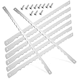 MUCKLILY 12 Stück Ersatzblätter für Brotsägen gezahnte Brotklinge Ersatz für Brotmesser Bewertungswerkzeug für Sauerteigbrot Brot lahme Klingen Rostfreier Stahl Silver