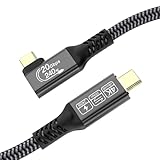 CAKOBLE USB C Kabel auf USB C 2M,USB 3.2 Gen2 Typ C ladekabel,20 Gbps Datenübertragung,240W 48V/5A Schnellladekabel,4K@144Hz Videoübertragung usb c winkelfür Laptop,Mobiltelefon,Monitor,USB-C-Geräte