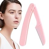 Augenbrauenrasierer faltbar, zusammenklappbar, Augenbrauenrasierer, professionelles Make-up-Werkzeug, tragbar, für Frauen und Anfänger