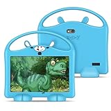 XGODY T702 Pro Max Kinder Tablet 7 Zoll HD Display - iWawa APP vorinstalliert mit Kindersicherung, Android 12 4GB+64GB Tablet für Kinder, Quad Core, Dual Kamera, WiFi mit Kid-Proof Case(Blau)