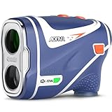 AOFAR GX-10W Golf-Entfernungsmesser 1200Y mit exklusiver automatischer Anpassung der roten Anzeige, Magnetfunktion, Slope on/Off mit Kontrollleuchte, Flaggensperre mit Vibration, Scan Modus