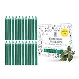 SOUL STICKS 10,2 cm duftende Ritualkerzen, Klangkegel, Premium-Kerzen für Rituale, Zeremonien, Meditation, Altar und Zaubersprüche (Salbeigrün / Salbeigrün / Salbei)