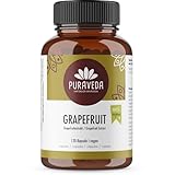 Grapefruit Extrakt 120 Kapseln - Citrus Paradisi - Hochdosiert mit 400 mg Grapefruitextrakt - vegan - Abgefüllt in Deutschland