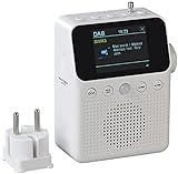 VR-Radio Badradio: 2in1-Steckdosenradio mit DAB+, Bluetooth, Bewegungsmelder, Akku, 8 W (DAB Radio Steckdose, DAB Radio Bad, Freisprecheinrichtung)
