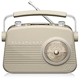 Blaupunkt Nostalgie Radio mit DAB+ Lido BG - Bluetooth 5.0 - Kopfhöreranschluss - DAB+ Senderspeicher