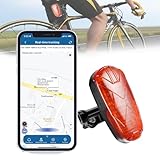 TKMARS Fahrrad GPS Tracking GPS Tracker Fahrrad Ohne ABO Tracker Fahrrad mit SOS, Echtzeit-Ortung, Mehreren Alarmen, Wasserdicht, 1800mah