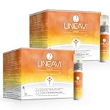 LINEAVI Immun, mit Vitaminen, Mineralstoffen und Omega-3-Fettsäuren, unterstützt das Immunsystem und den Energiestoffwechsel, in Deutschland hergestellt, 2x30 Trinkflaschen + Kapseln