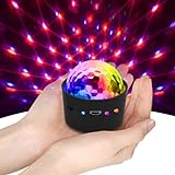 Mini Discokugel, Disco Lichter LED Party Lights Musikgesteuert Disco Party licht，Nachtlicht für Kinder Parties Geburtsta