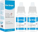 Ohrentropfen Für Schwimmerohr – 2 X 20 Ml Schwimmerohr-Trockentropfen, Tropfen Gegen Ohrensausen, Ohrenschmerzen-Tropfen Für Erwachsene Und Kinder Bei Verstopften Ohren, Ohrenschmalztropfen