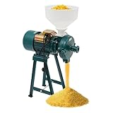 Kommerzielle GetreidemüHle,220v Gewerbliche Schleifmaschine,Elektrische GetreidemüHle,SchrotmüHle,Zum Mahlen Von Trockenen MaisköRnern, Weizen, Reis, Sorghum (Grün)