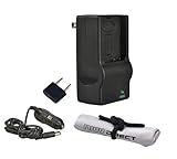 Hyla Olympus Evolt E-420 Off Camera 'Intelligent' AC & DC Rapid Charger + Nwv Direct Microfiber Cleaning Cloth