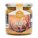 Deutscher Heidehonig 500g - Imkerei Schell - cremig gerührter Honig aus eigener Produktion - 100% Deutscher Honig von Sylt