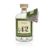 NoGin 42 - Die alkoholfreie Gin Alternative mit original Gin 42 Gewürzen | Zuckerfrei | Perfekter Begleiter für alkoholfreie Cocktails | Perfect Serve mit Thomas Henry Tonic Water