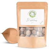 Ganze Muskatnüsse – 12 Stück | Premiumqualität | 100% naturrein & vegan | Ideal für Kartoffelgerichte, Saucen und Backwaren