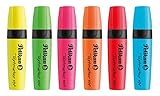 Pelikan Textmarker 490, farbig sortiert, 6 Stück im Etui