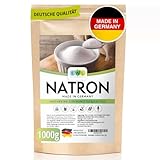 EWL Naturprodukte Natron Pulver Backing Soda,Deutsche Herstellung u. Abfüllung, Hochreine Lebensmittelqualität, Natronpulver 1kg