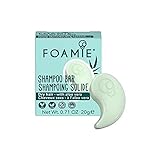 Foamie Solides Shampoo für trockenes Haar mit Aloe Vera und Mandelöl im Reiseformat, 100% vegan, ohne Plastik und ohne Sulfate, 20 g