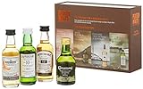 Peated Malts of Distinction | Malts Whisky Geschenkset | Mit Bowmore, Laphroaig, Connemara, the Ardmore | 4 Miniaturen x 50ml