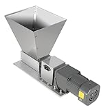 Elektrisch Kornquetsche Getreid WalzenmüHle MalzmüHle Multifunktionsschleifer Elektrische GetreidemüHle SchrotmüHle Grain Crusher Malt Mill GetreidemüHl FuttermüHle Weizen Mais MüHle Edelstahl 4L 60W