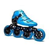 Rinkhockey Inline-Speed-Skates for Männer und Frauen, Professionelle Carbonfaser-Rennkunstlauf-Skates for Erwachsene mit ABEC-11-Kugellagern, Leichte Renn-Inline-Skates for Marathon, Unisex(33)