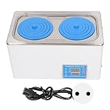 8L Thermostat-Wasserbadheizung, Digitale Labor-Thermostat-Wasserbäder mit Wählbaren Öffnungen für die Lebensmittelerwärmung Im Labor, Chemisch-biologische (EU-Stecker 220 V)
