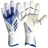 flintronic Torwarthandschuhe Kinder und Jugendliche, Fußball Torwarthandschuhe, Trainingshandschuhe, Fußballhandschuhe, Rutschfestem Material, Doppeltem Schutz, Größe 6