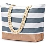 oscaurt Strandtasche Wasserdicht Tote Bag Groß Reisetasche Weekender Damen Handtasche Umhängetasche Badetasche Saunatasche Einkaufstasche Sporttasche Damen Travel Bag