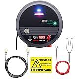 VOSS.farming 230V Weidezaungerät, 11.500V, schlagstarkes Elektrozaungerät für Weidezäune
