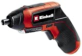 Einhell Akkuschrauber TE-SD 3,6/1 Li (Li-Ion, 3.6 V, 4.5 Nm Drehmoment, Micro-USB-Lader, Magnetbithalterung, LED-Beleuchtung, Softgrip, inkl. 10-teiliges Bit-Set)